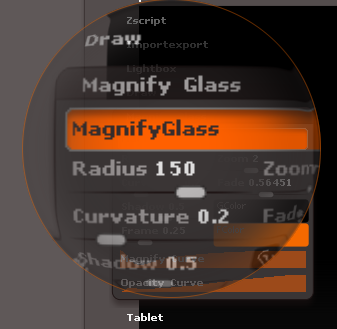glass in zbrush