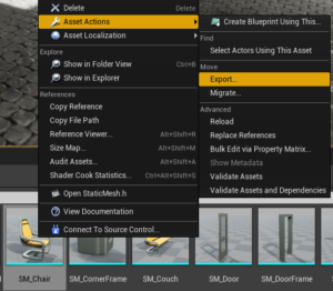 How To Export Assets From Unreal Engine – JAY VERSLUIS