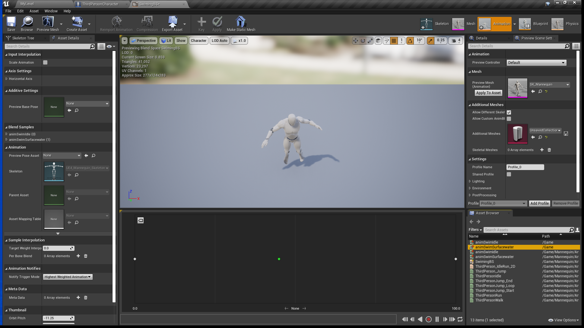 How to make a character swim in Unreal Engine (Part 1) – JAY VERSLUIS