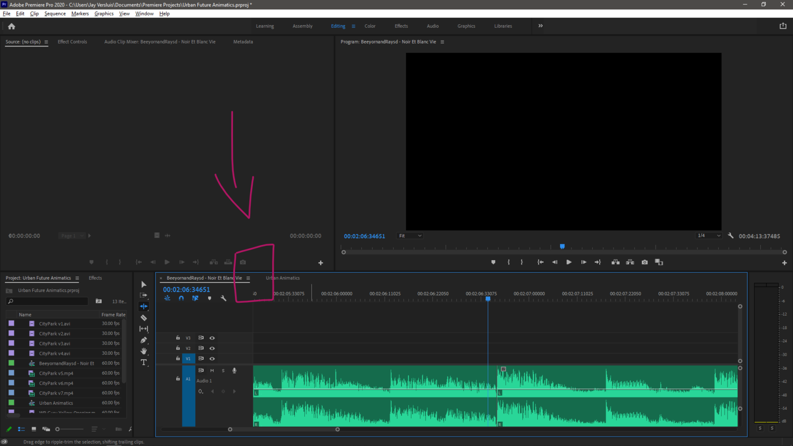 How to edit audio samples on the Premiere Timeline – JAY VERSLUIS