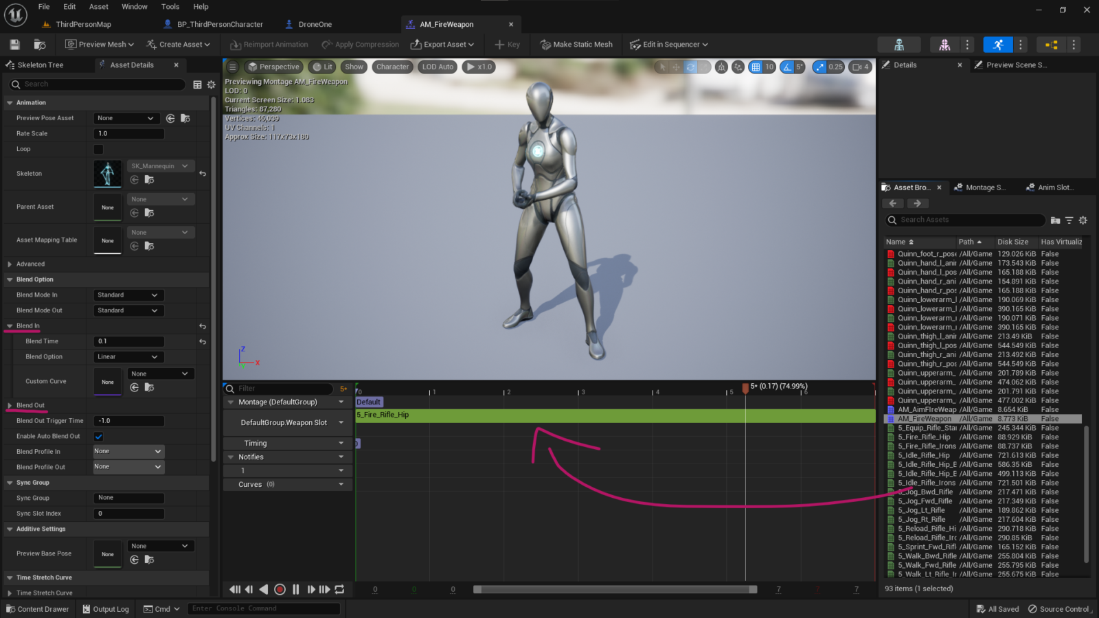 Overriding Animations with Animation Montages in Unreal Engine – JAY ...